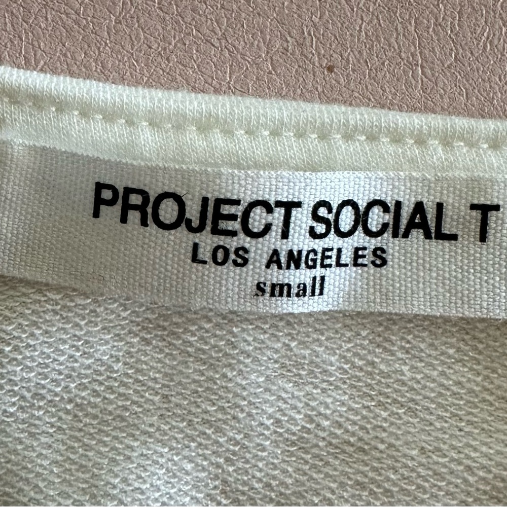 Project Social T Travis long sleeve boatneck off the shoulder sweater top - Picture 6 of 6